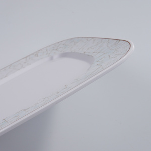 Tùy Chỉnh Vuông Tấm Đồ Ăn Đặt Bền Vững Melamine Nhựa Bộ Đồ Ăn Cho Nhà Và Nhà Hàng Moq 100Pcs - Product Image 2