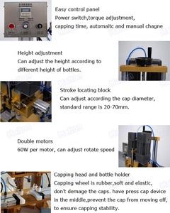 Chất lượng tốt nhất giá rẻ giá bán tự động của nhãn hiệu cầm tay điện Chai PET vít capper đóng nắp máy - Product Image 4