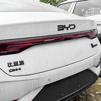 Emblème de voiture BYD de style original, logo de voiture, remplacement avant/arrière pour les modèles Build Your Dreams, ABS chromé
