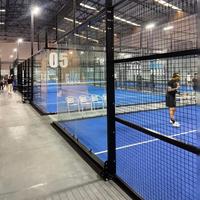 Servicio Profesional de Instalación Completa de Pistas de Pádel, Canchas de Pádel, Sistema de Pista de Pádel Panorámica