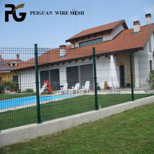 Clôture extérieure domestique <span class=keywords><strong>rigide</strong></span> galvanisée commerciale Clôture en treillis métallique soudé enduit de PVC pour clôture de panneau 3d pour mur de délimitation - Product Image 3