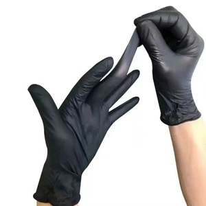 Gants jetables en caoutchouc Jianlong, en latex noir, haute élasticité, sans poudre, non stériles, pour l'entretien industriel, certifiés - Product Image 4