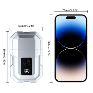 Nouveau rasoir électrique portable rechargeable pour hommes, rasoir à lames oscillantes transfrontalier, lavable et à charge rapide. - Product Image 2