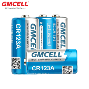 Non-Rechargeable CR123A <b>3V</b> Lithium <b>Battery</b> 123 <b>Batteries</b>, 3 Volt CR17345 for Smoke Alarm, Flashlight, Home Automation - Product Image 3