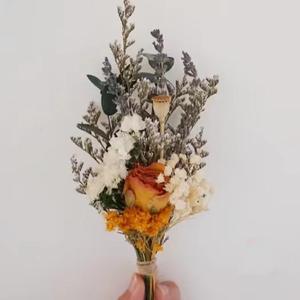 ชุดตกแต่งช่อดอกไม้แห้งขนาดเล็กที่เก็บรักษาไว้ชุดตกแต่ง2024สำหรับวันฮาโลวีนวันวาเลนไทน์ของขวัญวันแม่ - Product Image 6