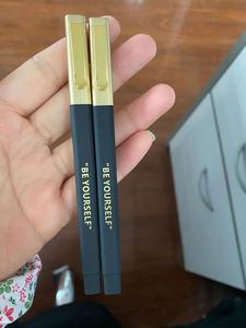 Stylo bille carré de luxe doré de haute qualité avec capuchon et clip en caoutchouc, personnalisable avec logo pour cadeaux promotionnels - Product Image 4