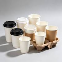Gobelet à café de 16 oz de haute qualité, grande capacité, avec logo personnalisé imprimé, avec couvercles, gobelets écologiques pour boissons chaudes, gobelet à café jetable