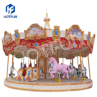 Manège à chevaux de style européen, 16, 24 ou 36 places, personnalisé, certifié CE ISO, pour enfants et adultes, pour centre commercial intérieur