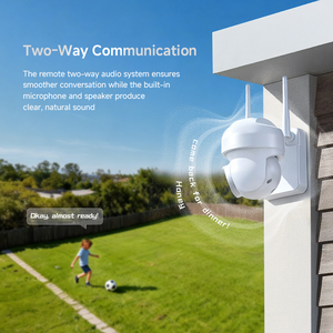 Caméra de sécurité extérieure WiFi PTZ O-KAM Pro <span class=keywords><strong>CS6</strong></span> 1080P avec suivi humanoïde IA, détection d'aire de suivi et vision nocturne couleur intégrale - Product Image 5