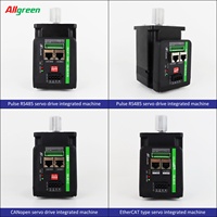 Motor Servo Integrado de Alto Torque de 48V 750W, 2.39Nm 3000rpm, Controlador Compacto Compatible con Múltiples Protocolos para Máquinas CNC