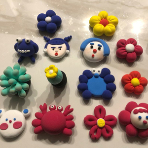 12 couleurs d'argile mousse à séchage à l'air libre pour enfants, super légère et douce, facile à utiliser, matériel d'artisanat - Product Image 3