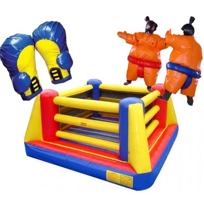 Outdoor PVC aufblasbare Sumo Boxing Ring Bouncer Hire / Wrestling aufblasbare Fighting Boxing Ring Sportspiel zu verkaufen