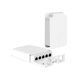 Extenseur de réseau PoE étanche pour extérieur, 100 Mbps, 5 ports, répéteur, 1 entrée 4 sorties, pour applications PoE en extérieur - Product Image 2