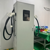 Station de recharge DC 120 kW, norme nationale, sortie 0-250 A, AC 380 V, chargeur au sol pour voitures, camions lourds, usage commercial