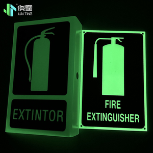 Señal de tráfico luminiscente personalizada, placa de aluminio fotoluminiscente, extintor de incendios y hidrante, señal de advertencia de seguridad - Product Image 6