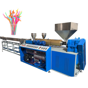 Máquina de extrusión de plástico para beber PP PE PLA Máquina para hacer paja - Product Image 1