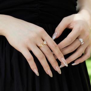 Dylam 26 Letters <b>Rings</b> for Women Sparkle 5A Cubic Zirconia Love Heart Initial I Open <b>Adjustable</b> <b>Rings</b> Jewelry Accessory Gifts - Product Image 4