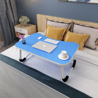 Bureau d'ordinateur pliable Design coloré Table simple pliante moderne bureau de lit d'étude Table d'ordinateur portable pour bureau à domicile