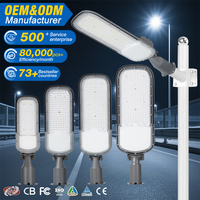 Zenlea Lampadaires LED à économie d'énergie en aluminium moulé sous pression IP66 étanches pour extérieur SMD 30W 50W 100W 150W 200W 240W