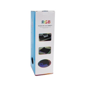 Alfombrilla de Ratón para Juegos RGB Negra Personalizable a <span class=keywords><strong>Precio</strong></span> de Fábrica, Alfombrilla de Juego para Teclado LED Antideslizante e Impermeable para Jugadores, No Tóxica - Product Image 6