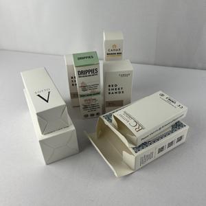 Boîte de fond de serrure de logo personnalisé de haute qualité parfum jouet cosmétique boîte de luxe à double insertion boîte de papier kraft emballage cadeau mat - Product Image 3