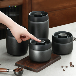 Thankhot Manuel Matcha Vacuum Canister, produit phare, en acier inoxydable, empêche les agglomérations, maintient la fraîcheur 5 fois plus longtemps, pression pour le <span class=keywords><strong>vide</strong></span> - Product Image 5