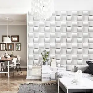 Flexible pvc 3d wall panel wall paper age-resisting interior wall decoration board