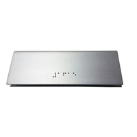 Étiquettes en braille de haute qualité, taille et impression personnalisées, film en braille pouvant être fabriqué en PVC, CPP ou en acier inoxydable