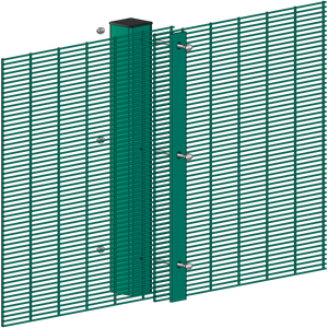 Valla DE SEGURIDAD 358 galvanizada de alta velocidad automática de fábrica Curvey PVC Anti-Climb 358 Fence con Spike Trellis & Gates - Product Image 6