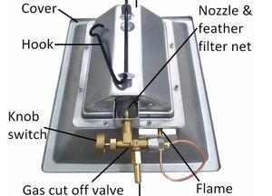 THD2606 Équipement de chauffage pour fermes porcines Couveuse à gaz pour volailles <span class=keywords><strong>Aviculture</strong></span> Chauffe-gaz Système de chauffage agricole Couveuse Autre - Product Image 6