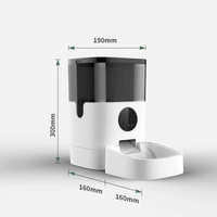 Nouvelle arrivée 4/6L App enregistrement vocal Auto Programmable WiFi puce minuterie lente nourriture pour chat automatique mangeoire pour animaux de compagnie caméra intelligente