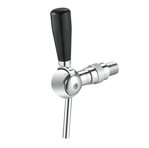 GB Vente chaude 304 acier inoxydable Belgian Ball robinet de bière contrôle de débit réglable de haute qualité - Product Image 1