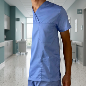 Ensemble de pantalon de gommage médical de qualité supérieure à séchage rapide avec fusion sans couture marque privée uniforme tricoté pour femmes pour une utilisation à l'hôpital - Product Image 3