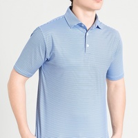 Polos de Golf de Lujo Personalizados con Estampado Completo, Manga Corta, Tallas Grandes, de Spandex y Poliéster de Alta Calidad, con Logotipo Bordado