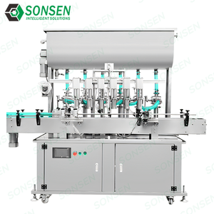 Tự động sáu đầu điền Máy lỏng nước giải khát dây chuyền sản xuất máy móc công nghiệp kinh doanh nhỏ máy đóng gói - Product Image 2