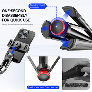 Trépied automatique F06 1,3 m pour prise de vue panoramique à 360 degrés, trépied stable pour <span class=keywords><strong>selfie</strong></span> avec support de téléphone détachable - Product Image 3