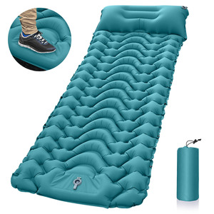 Colchoneta para dormir para acampar, tienda de campaña al aire libre, ultraligera, a prueba de humedad, cojín de aire portátil de TPU para Camping inflable - Product Image 2