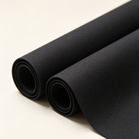 High Strength High Density Polyethylene Fiber Fabric Cut Resistant Black 300gsm UHMWPE Woven Fabric