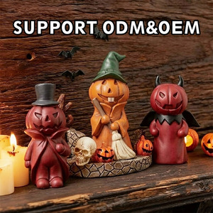 Moule à bougie en silicone Halloween Démon 3D, figurine de diable pour la fabrication de bougies en <span class=keywords><strong>cire</strong></span> de soja, résine époxy, béton, plâtre, fournitures DIY en gros OEM - Product Image 5