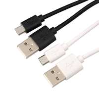 Cable USB de 1M 2M para iPhone, Cable de Carga Rápida USB Tipo-C, Cable de Datos Micro USB para Android, para Huawei/Xiaomi/Samsung