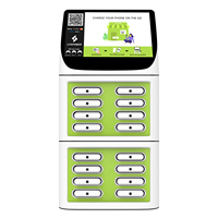 Station de recharge de batteries externes OEM/ODM à 8 emplacements avec distributeur automatique de billets pour KTV ou chaînes de magasins