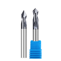 Outil CNC personnalisable Jinchuan ODM, fraise à chanfreiner à 90 degrés, pointe de perçage fixe en alliage d'acier au tungstène Altin/Tin, 10 pièces