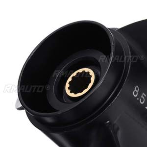 Hélice fueraborda 3B2-64515-0 de 8.5 x 7.5 para Tohatsu/Nissan/Mercury 8-9.8HP, rotación a la derecha, aleación de aluminio, 3 palas, 12 estrías - Product Image 5