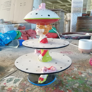 Vendita calda Personalizzati Fatti A Mano in ceramica Del Basamento Della Torta Set di 4 - Product Image 5