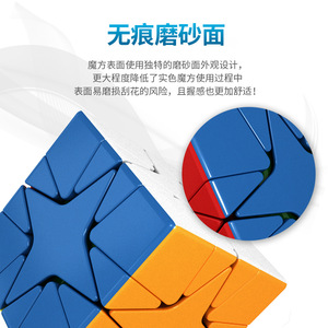 Meilong Polaris <b>Cube</b> Irregular Shape Double Rotation Educational ABS <b>Magic</b> <b>Cube</b> For Youth 8 13 Years Unisex - Product Image 4
