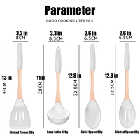 Cuillère de service à fente tourneur serveur de pâtes brosse à badigeonner flexible pince à fouet ensemble d'ustensiles de cuisine en silicone ustensiles de cuisine