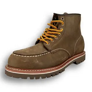 2024 Men's Martin boots Men's shoes Leather high top men's boots motorcycle work boots