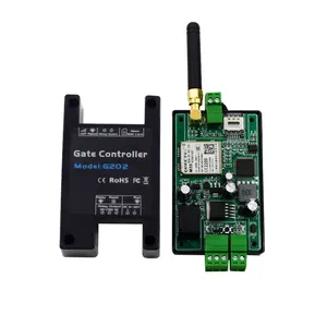 SMG-G202 relais GSM ouvre-porte commutateur contrôle d'accès 2G GSM télécommande 200 utilisateur sans fil appel gratuit système de porte coulissante