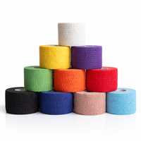 ActiveX ACQ Sport Coton Léger Stretch EAB Bande Crochet Grip Barbell Tissu Bande Haltérophilie Adhésif Fort Unisexe 5cm X 4.5m