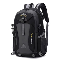 Sac à dos de randonnée et d'alpinisme 40L 32x20x52cm en polyester imperméable avec port casque et anneaux en D – Vente en gros OEM